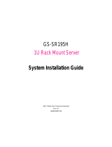 Gigabyte GS-SR195H System Installation Manual