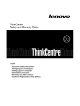 Lenovo ThinkCentre M90p Safety And Warranty Manual