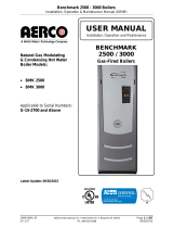 Aerco Benchmark BMK 1500DF User manual