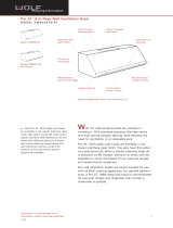 Wolf Appliance Company PW602418(R) User manual