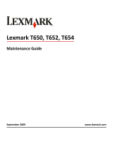 Lexmark 30G0310 - T 654n B/W Laser Printer User manual