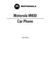 Motorola M930 User manual
