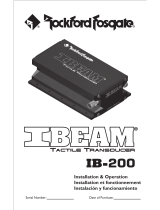Rockford Fosgate IBeam IB-200 Operating instructions