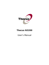 Thecus N3200 User manual