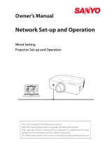 Sanyo PLC-ZM5000L - 5000 Lumens Owner's manual