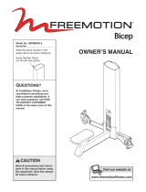 FreeMotion BICEP Owner's manual