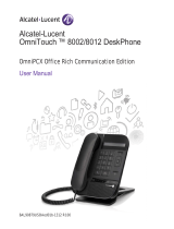 Alcatel-Lucent OmniTouch 8012 User manual