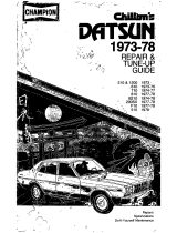 Datsun 1978 510 User manual