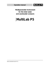 wtw MultiLab P5 Operating instructions