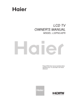 Haier LE24Z6 Owner's manual