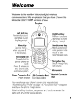 Motorola C332 User manual