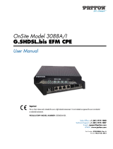 Patton OnSite 3088A/I User manual