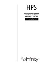 Infinity HPS-1.5 Owner's manual