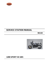 MOTO GUZZI 1200 SPORT Service Station Manual