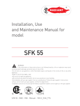 Radiant SFK 55 Installation, Use And Maintenance Manual