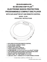 Durabrand CD-89 Operating Instructions Manual