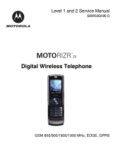 Motorola MOTORIZR Z6 User manual