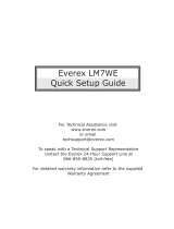 Everex StepNote LM7WE Quick Setup Manual