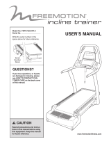 FreeMotion Incline trainer User manual