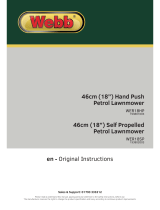 Webb WER18SP Original Instructions Manual