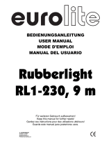 EuroLite Rubberlight RL1-230 User manual