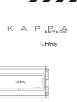 Infinity Kappa Series KAPPA ONE User manual