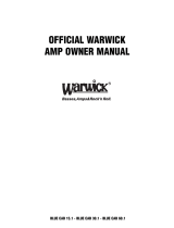 Warwick Blue Cab 30.1 Owner's manual