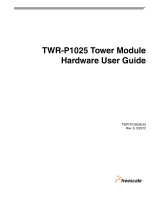 Freescale Semiconductor TWR-P1025 Hardware User's Manual