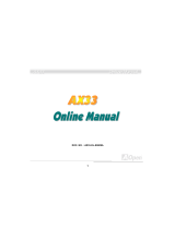 AOpen AX33 Online Manual