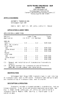 Volkswagen 01M User manual