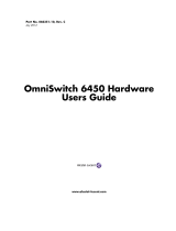Alcatel-Lucent OmniSwitch 6450-24 User manual