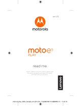 Motorola MOTO E5 Play Read me