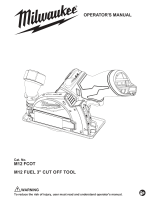 Milwaukee M12 FCOT User manual