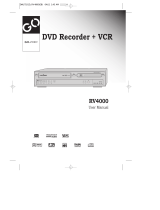 GoVideo RV4000 User manual