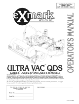 Exmark Ultra VAC QDS LAZER Z User manual