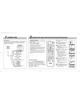 Sanyo DVW-7100 Quick start guide