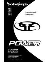Rockford Fosgate Power 1051S Operating instructions