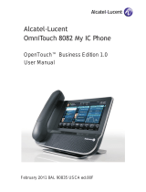 Alcatel-Lucent OmniTouch 8082 User manual