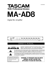 Tascam MA-AD8 User manual