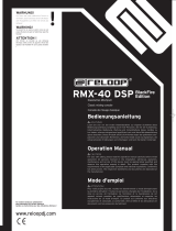 Reloop RMX-40 DSP Operating instructions
