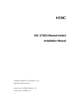 H3C S7502 Installation guide