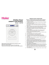 Haier HDY60 Owner & User Manual