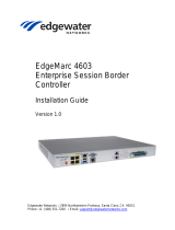 Edgewater Networks EdgeMarc 4603 Installation guide