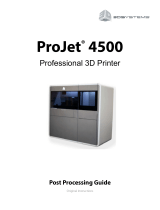 3D Systems ProJet 4500 Post Processing Manual