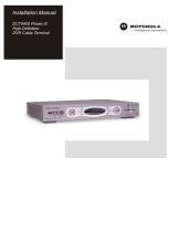 Motorola DCT6400 Phase III Installation guide