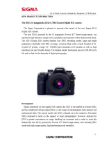 Sigma SD14 User manual