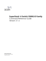 3com Switch 5500G-EI PWR 48-Port Command Reference Manual