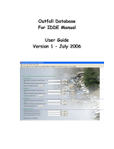 Brady Outfall Database For IDDE User manual