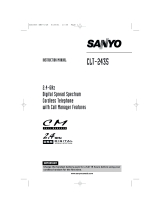 Sanyo CLT-2435 User manual