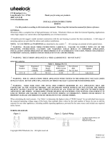 Wheelock 31T-115 Installation guide